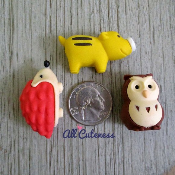 🎀 Cute 3D Animal Small Erasers - Picture 4 of 4